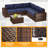 Heledd 5 - Person Patio Conversation Set with Cushions-1387855536
