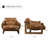 Solid Wood Leisure Lounge Chair-104469907