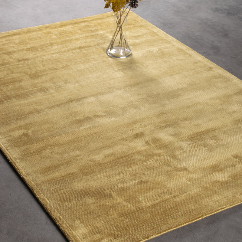 Ferdos Solid Colour Hand Woven Area Rug, Rectangle 160 x 230cm