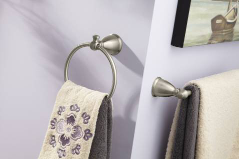 Lindale 18" Porte-serviettes Mural, Chrome