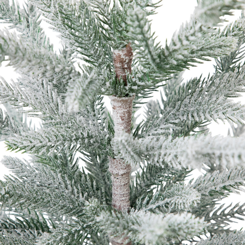 Arbre de Noël artificiel en flocage enneigé - 26 po - non éclairé