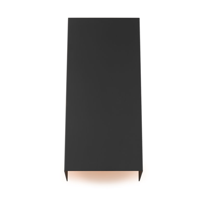 Brompton 1 - Light LED Flush Mounted Sconce, Nightshade Black