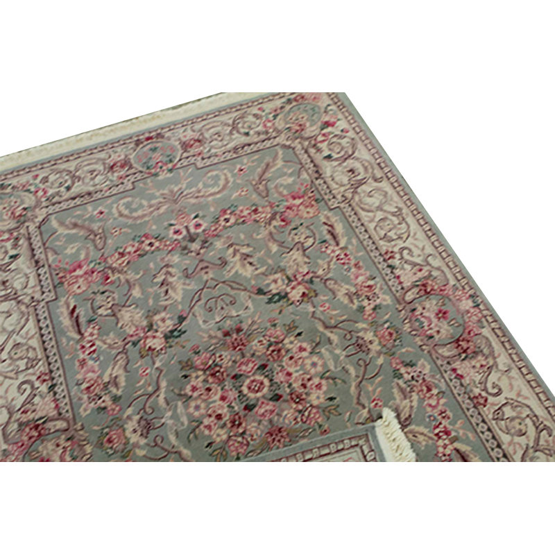 Tapis crème de haute qualité noué à la main