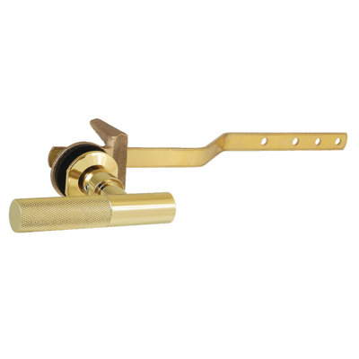 Kingston Brass Convergent Front Mount Toilet Tank Lever With Knurled Handle