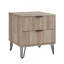 Table de chevet en gris rustique-134609941