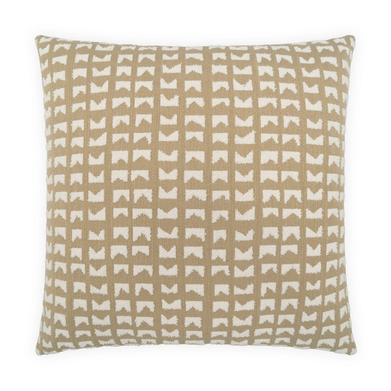 Adair Throw Pillow, 24"H x 24"W, Jute