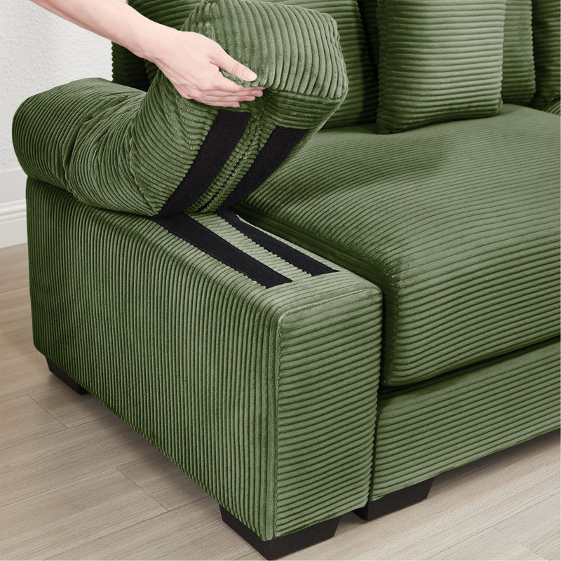 Canapé modulaire surdimensionné en U de 170 po Cloud