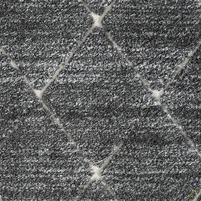 Tapis Talas, Gris, Rectangle 5 pi x 7 pi