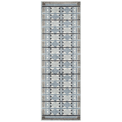 Maridee Blue Modern Indoor Rug