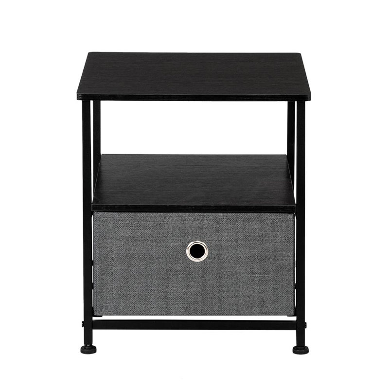 Abree 16'' W Nightstand, Grey