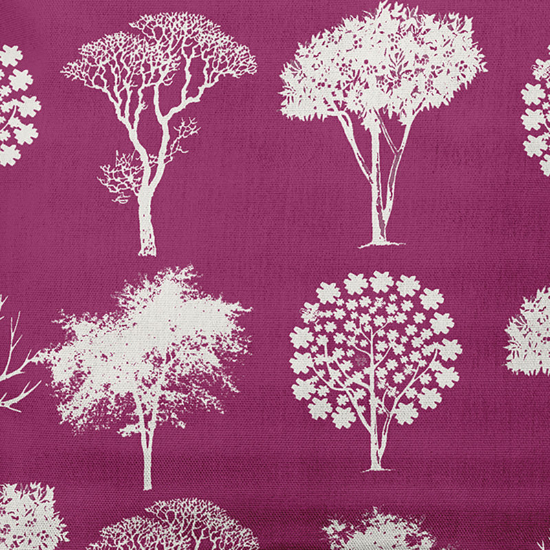 Coussin intérieur / extérieur Field Of Trees, Vieux rose