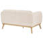 Sofa 2 Seater Tamirra Boucle Light Beige-19919456