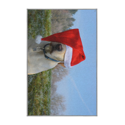 Labrador Retriever Blue Area Rug