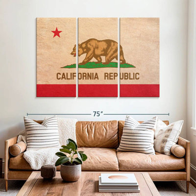 Drapeau de la Californie à Borges