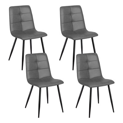 49cm H Upholstered Metal Upholstered Side Chair