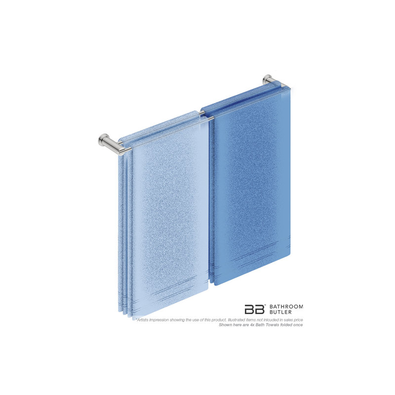 Double Wall Mounted Towel Bar
