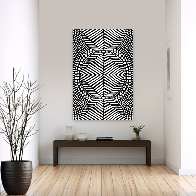 Tribal Abstract Contemporary Wall Art Print, 152.4cm H x 101.6cm W