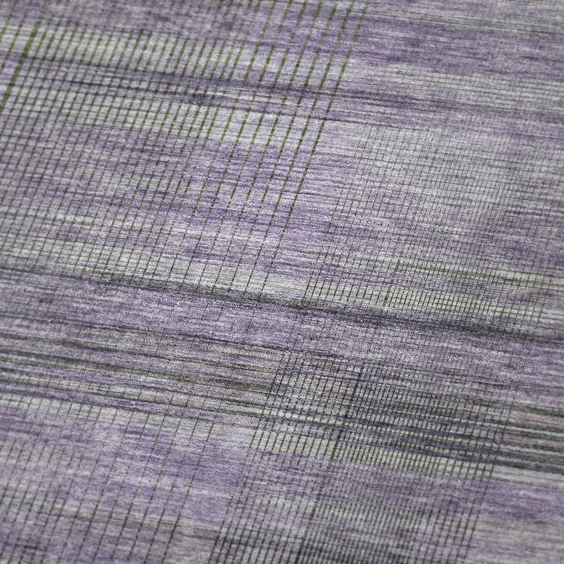 Jeté à rayures Addison Sherpa ASB819, Mauve