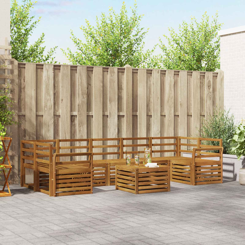 304cm Wide Patio Sectional Set