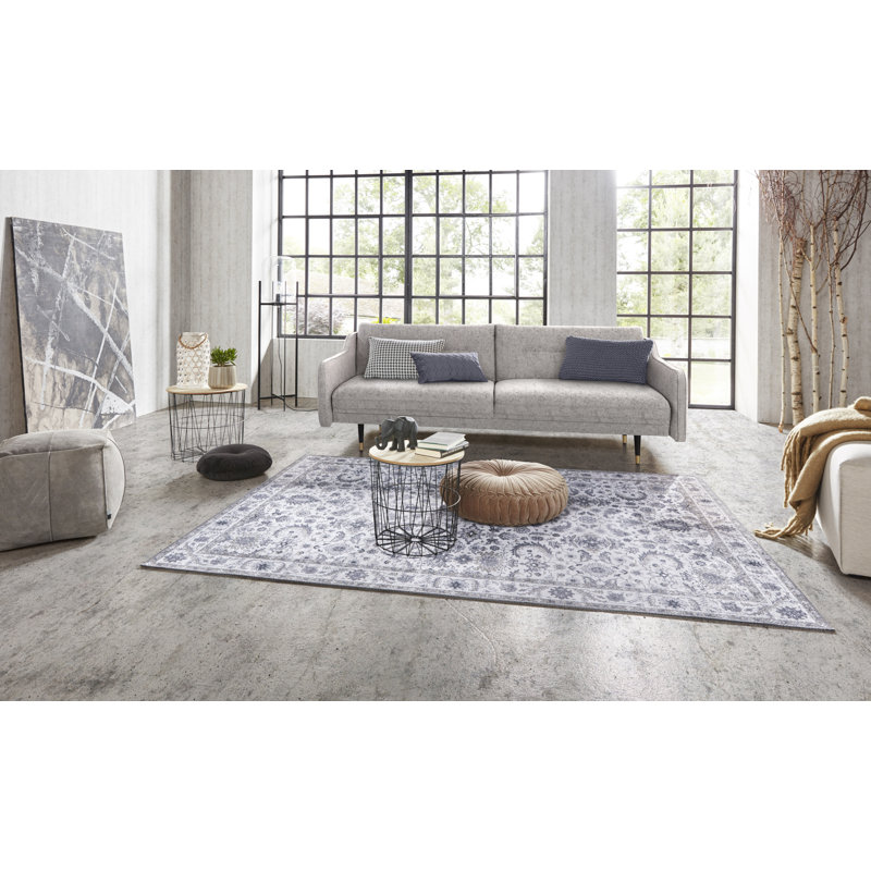 Vivana Tufted Platinum Grey Rug, Rectangle 200 x 290cm