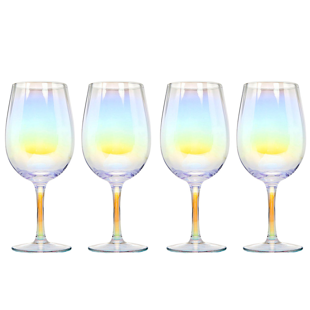 Monterey 16 oz. Stemmed Wine Glass (Set of 4) Godinger Silver Art Co