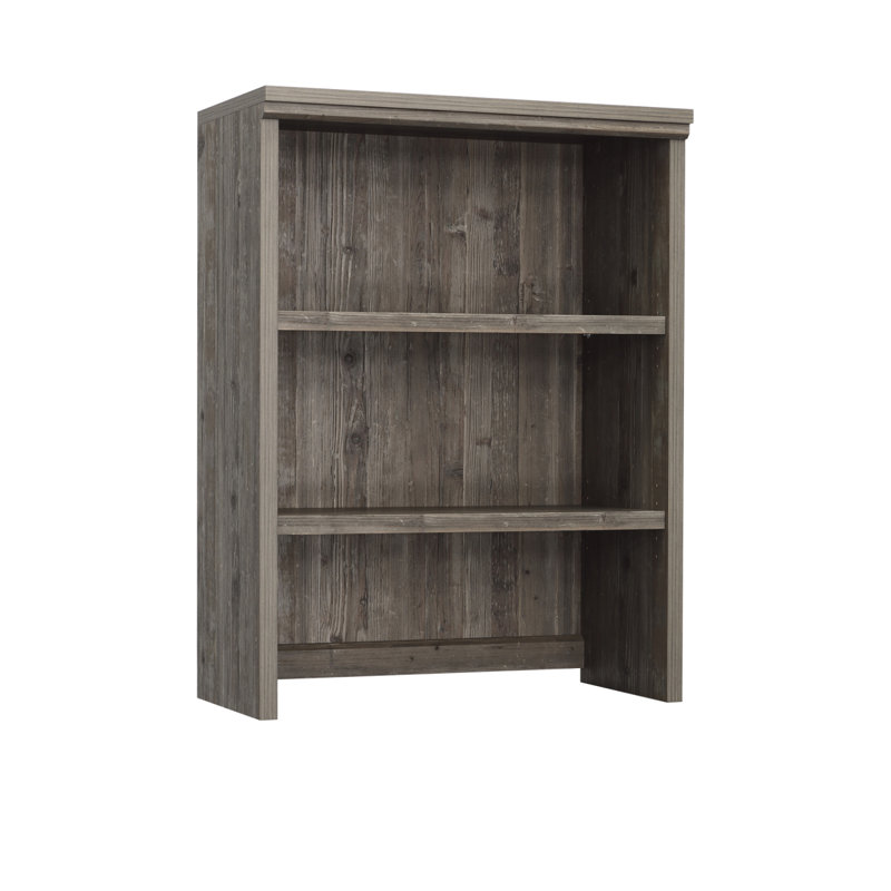 Library Hutch, Brown Finish