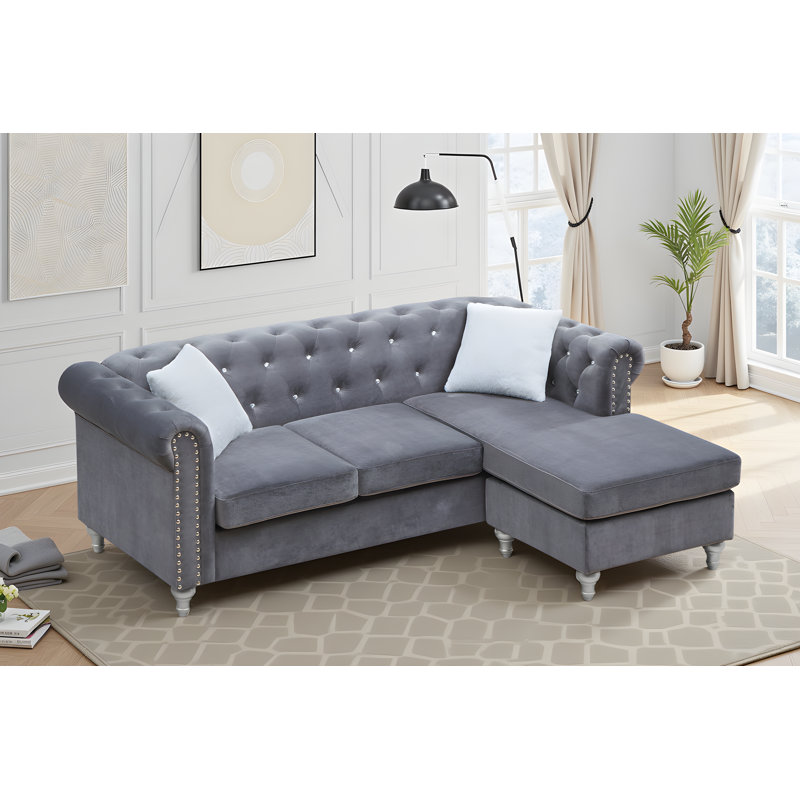 Canapé noyer gris, Gris