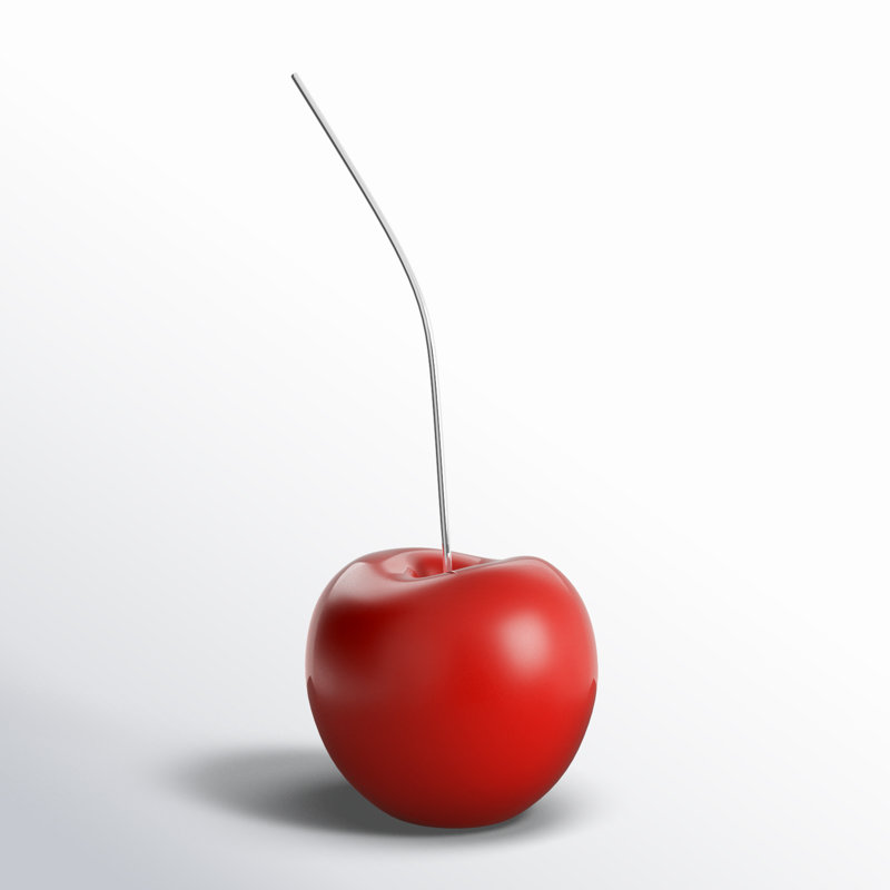 Sculpture Izara, H 25,5 po x l 10 po x P 8,5 po, Rouge métallique