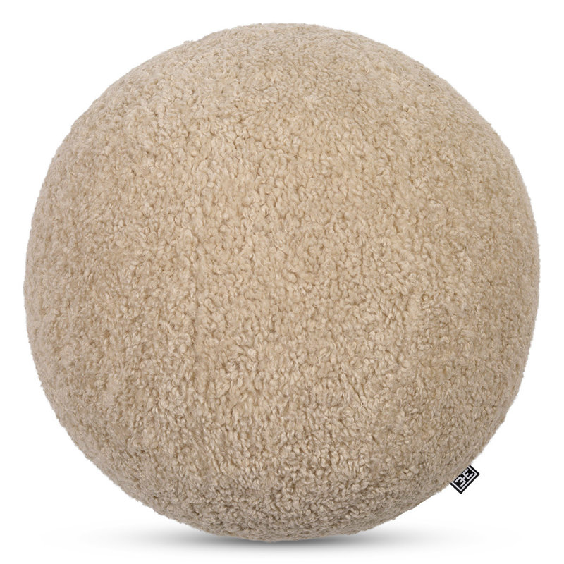 Palla Circular Pillow Cover & Insert, 14.57" x 14.57", Canberra Sand