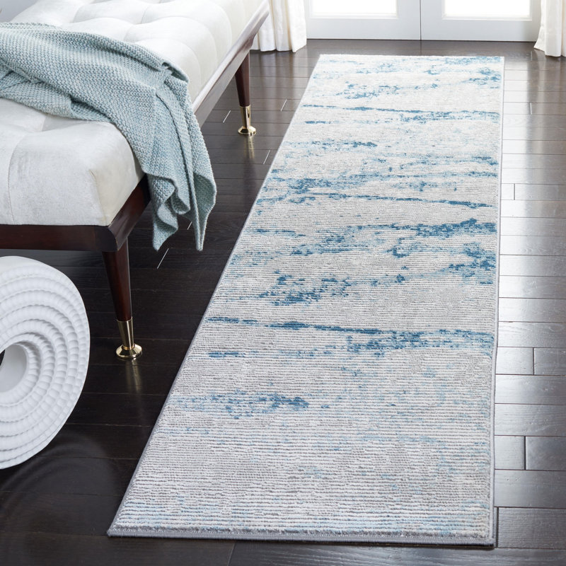 Meadow 500 Performance Abstract Rug, Runner 2' x 8'