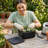 Hens Indoor Square Ceramic Pot Planter-1623962462