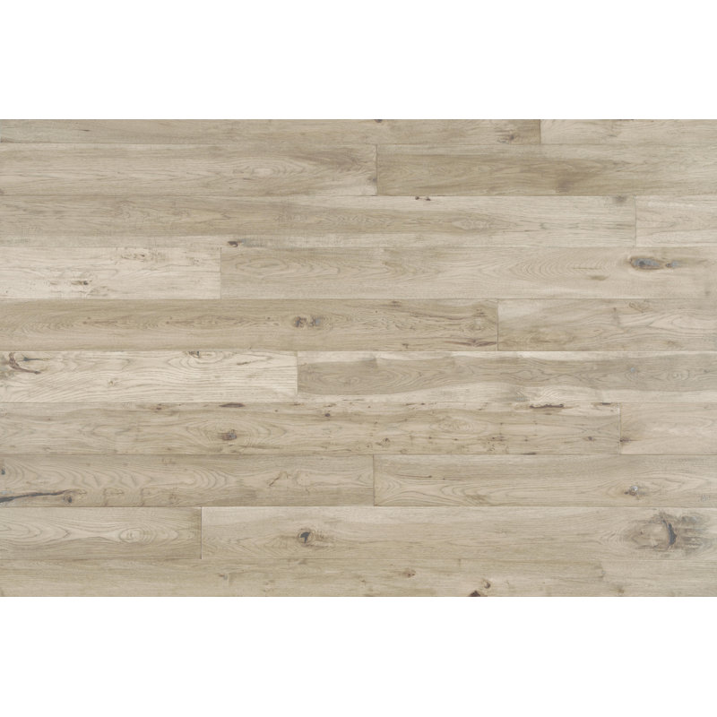 Planchers de bois franc d'ingénierie Manor Hickory, Blanc