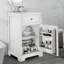 Meuble-lavabo blanc 20 po avec porte à fermeture douce