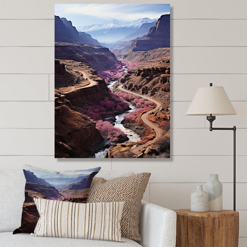 Barra Canyon Endless Journey V - reproduction sur toile, H 32 po x l 24 po x P 1 po, Toile tendue