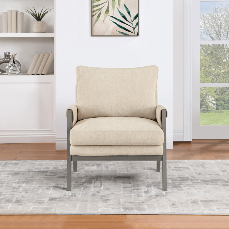 31,5 po de large, Mélange de polyester beige, Gris