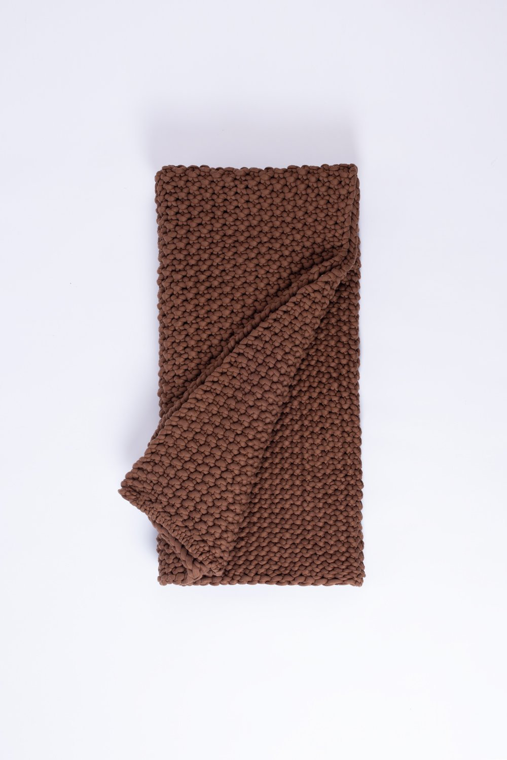 Arnica Throw Blanket, Saddle