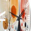 Horloge murale abstraite minimaliste-93381137