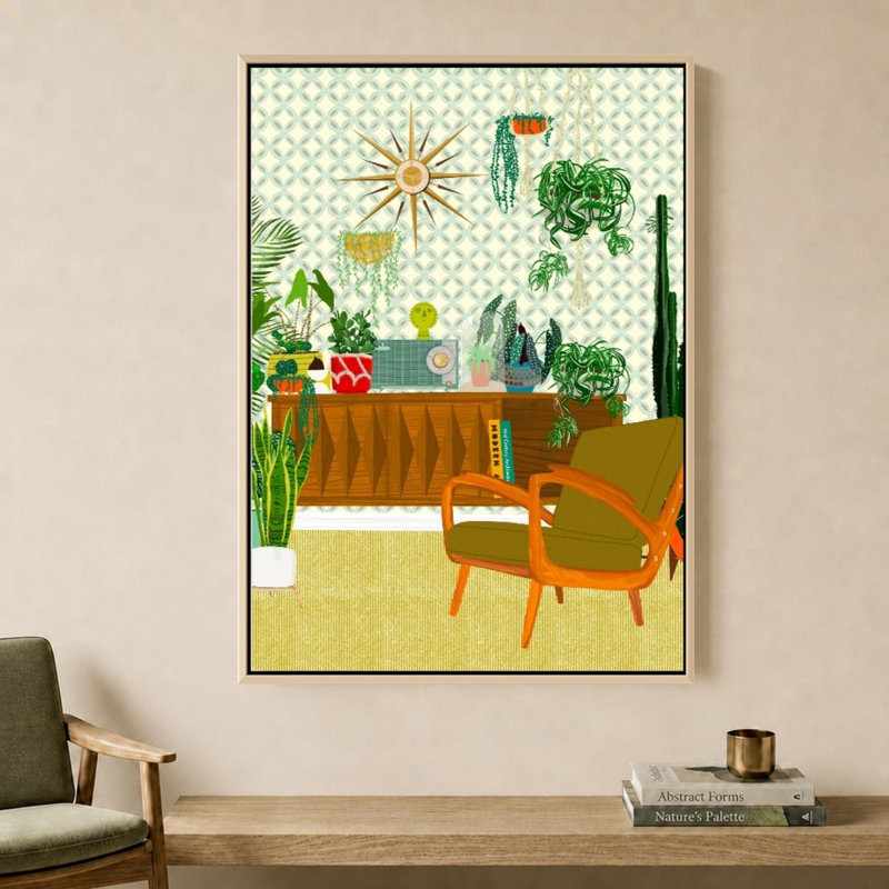«Plant Living Room» par Jen Bucheli - Impression sur toile