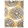 Floral Yellow/Dark Gray/Ivory Area Rug