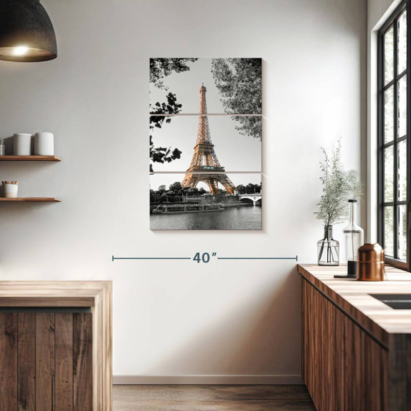 Matin Sur La Seine, 38" H x 24" W