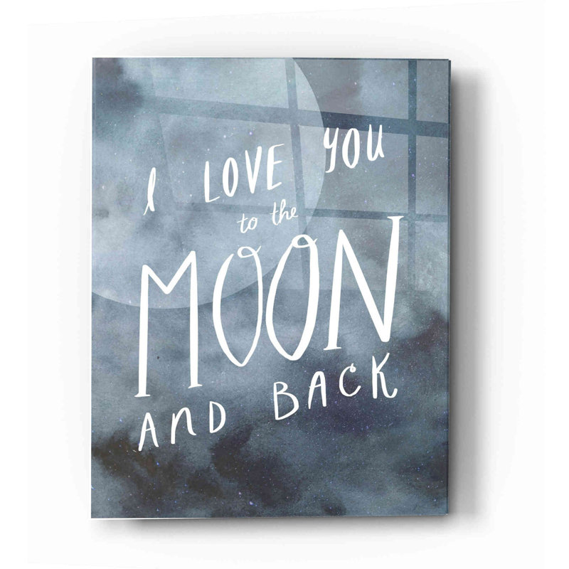 Trinx 'Celestial Love III' by Victoria Borges Acrylic Glass Wall Art, 24"x36", H 16 po x l 12 po x P 0,12 po