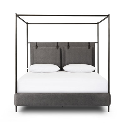 Leigh Upholstered Canopy Bed