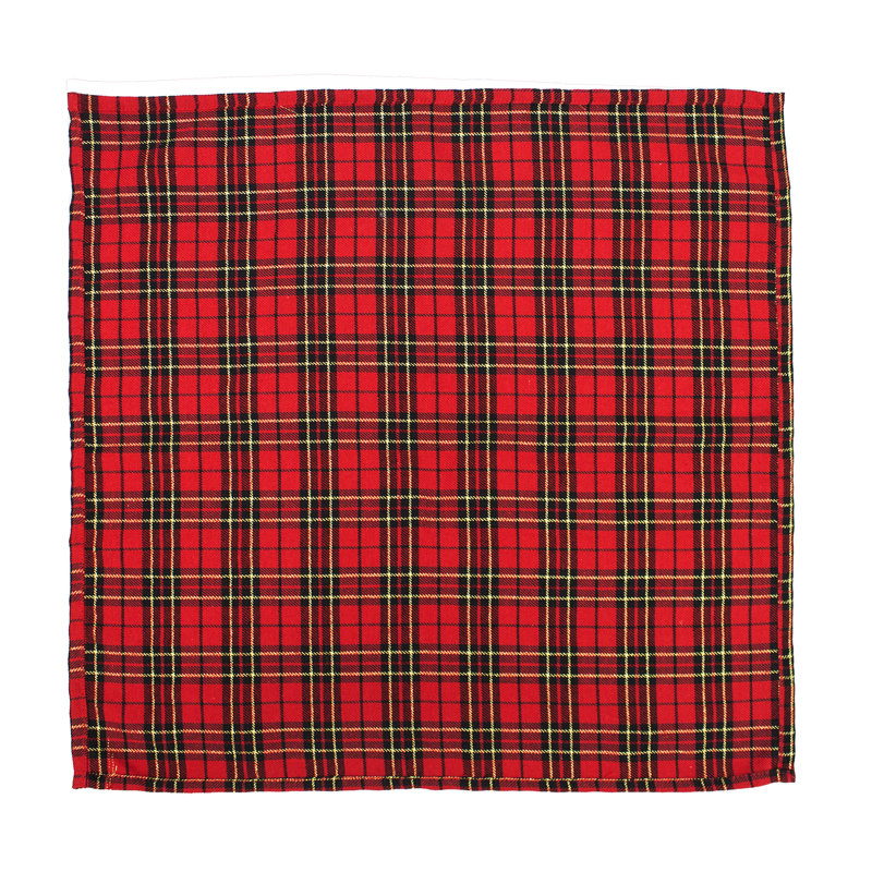 Ensemble de 4 serviettes de table Tartan