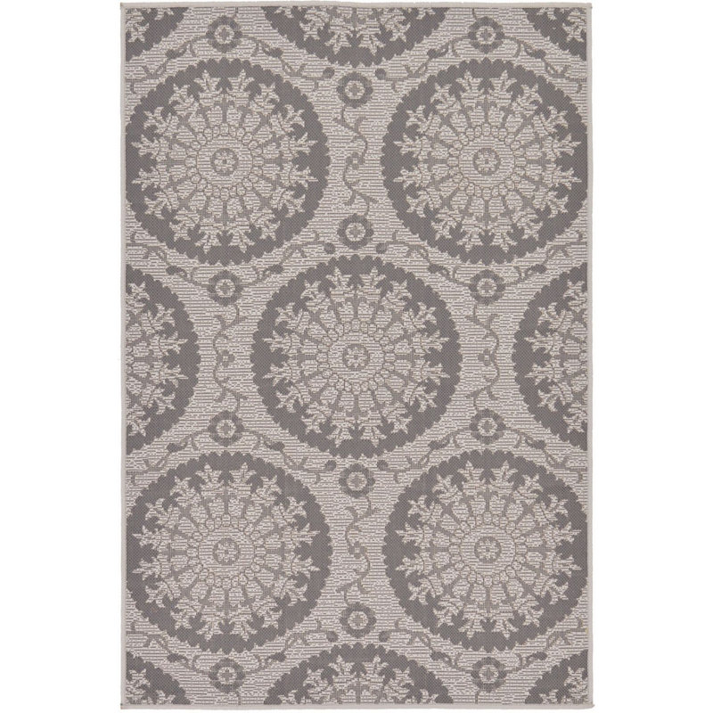 Outdoor Veranda Area Rug Pebble Color, Rectangle 2'2" x 3'