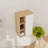 16" Wall Mounted Bathroom Side Cabinet With Soft Close Door And 3 Shelves