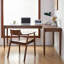 Bureau de style nordique en L en noyer-246224991