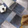 Damarus Geometric Blue/Ivory/Gray Area Rug