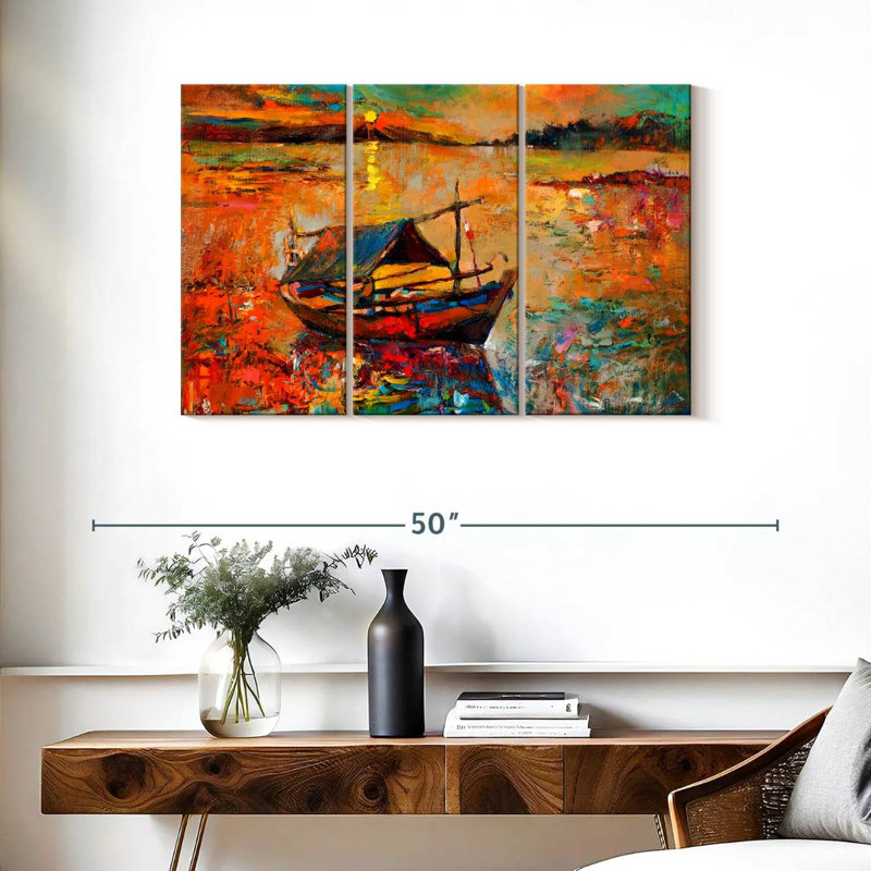 Senne Boat, 24" H x 38" W