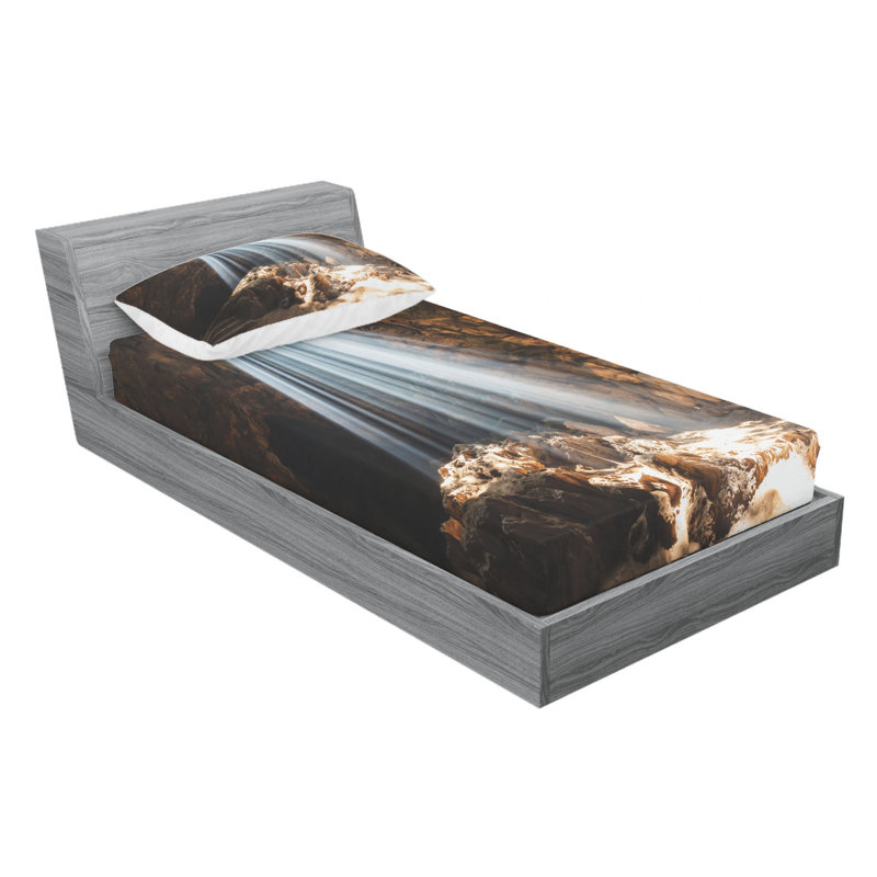 Microfiber Sheet Set, Twin Sheet Set with Fitted Sheet