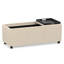 Repose-pieds de rangement rectangulaire avec rangement caché Avalon l 42 po Avalon-1023477072